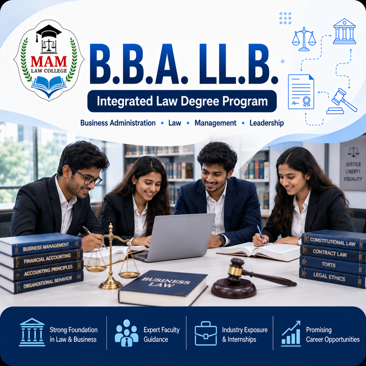 B.B.A.LL.B